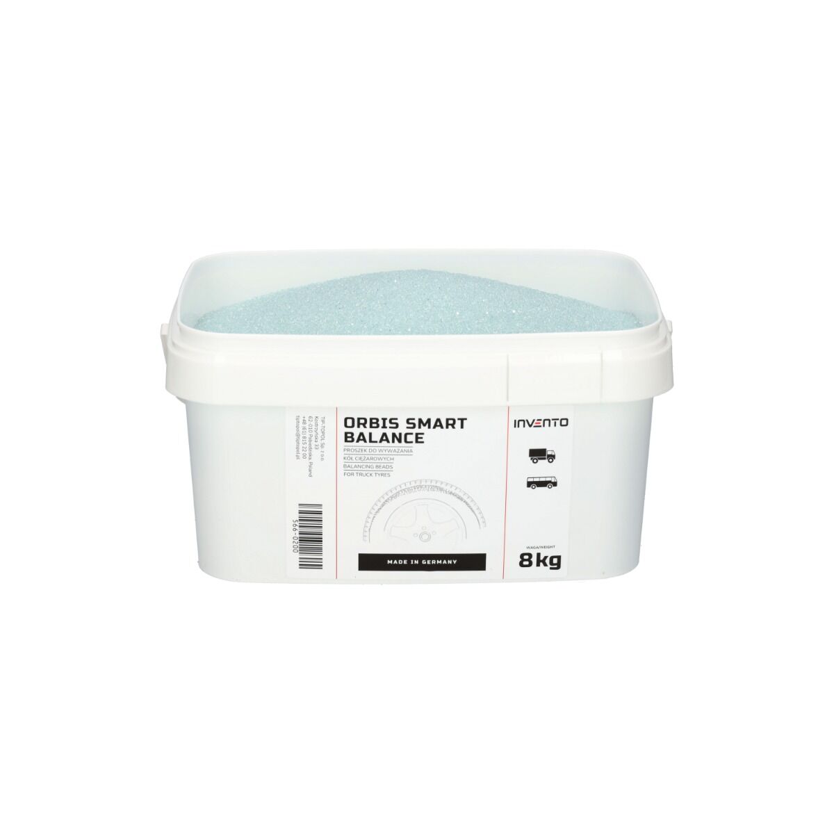 Kerékkiegyensúlyozó granulátum teherautókhoz 8 kg