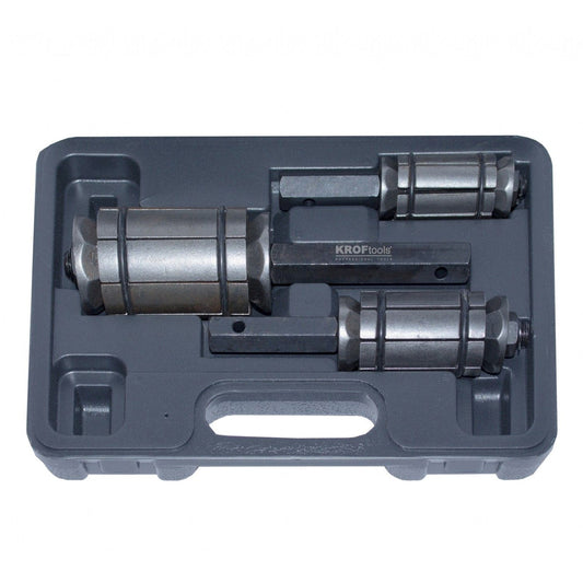 Kipufogó cső prés készlet 3 db 30-87mm KROFTOOLS
