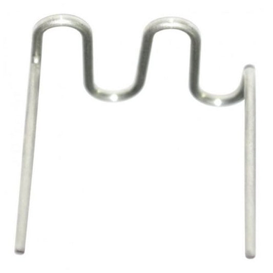 HULLÁM TÍPUSÚ ROZSDAMENTES ACÉL TŰZŐKAPOCS KÉSZLET MŰANYAG FORRASZTÁSHOZ 0.8 MM 100 DB