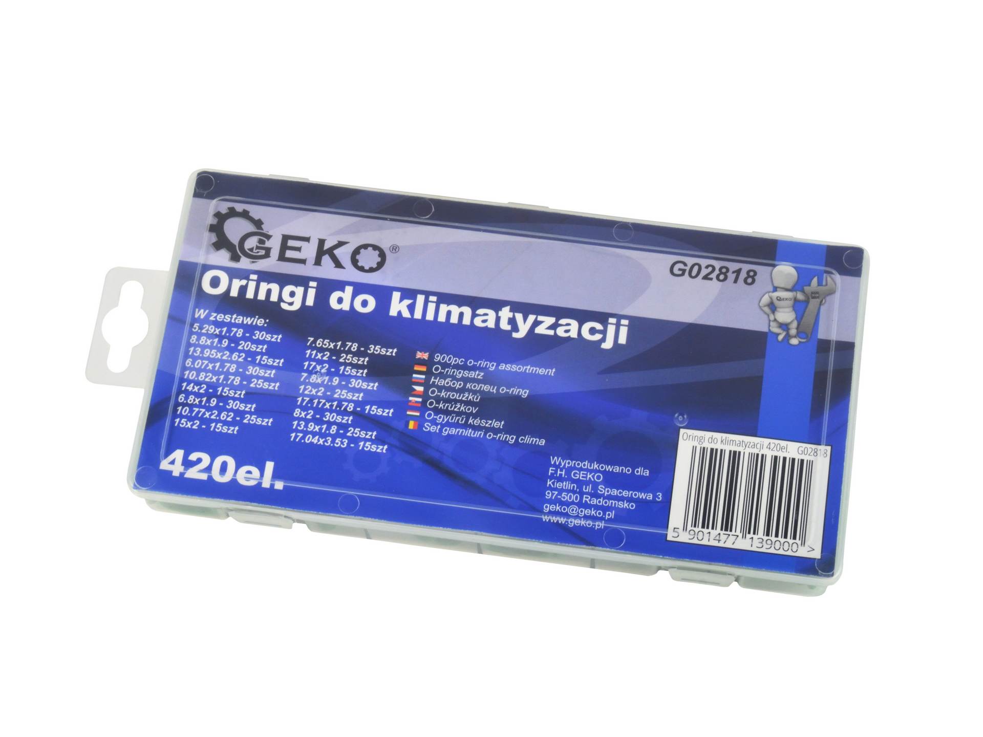 Klíma o-gyűrű készlet 420 db