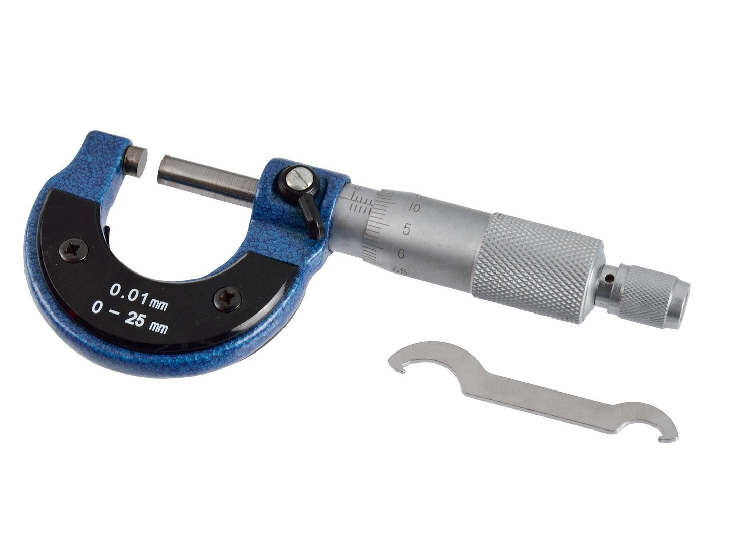 Külső mechanikus mikrométer 0-25 mm 0.01 mm GEKO