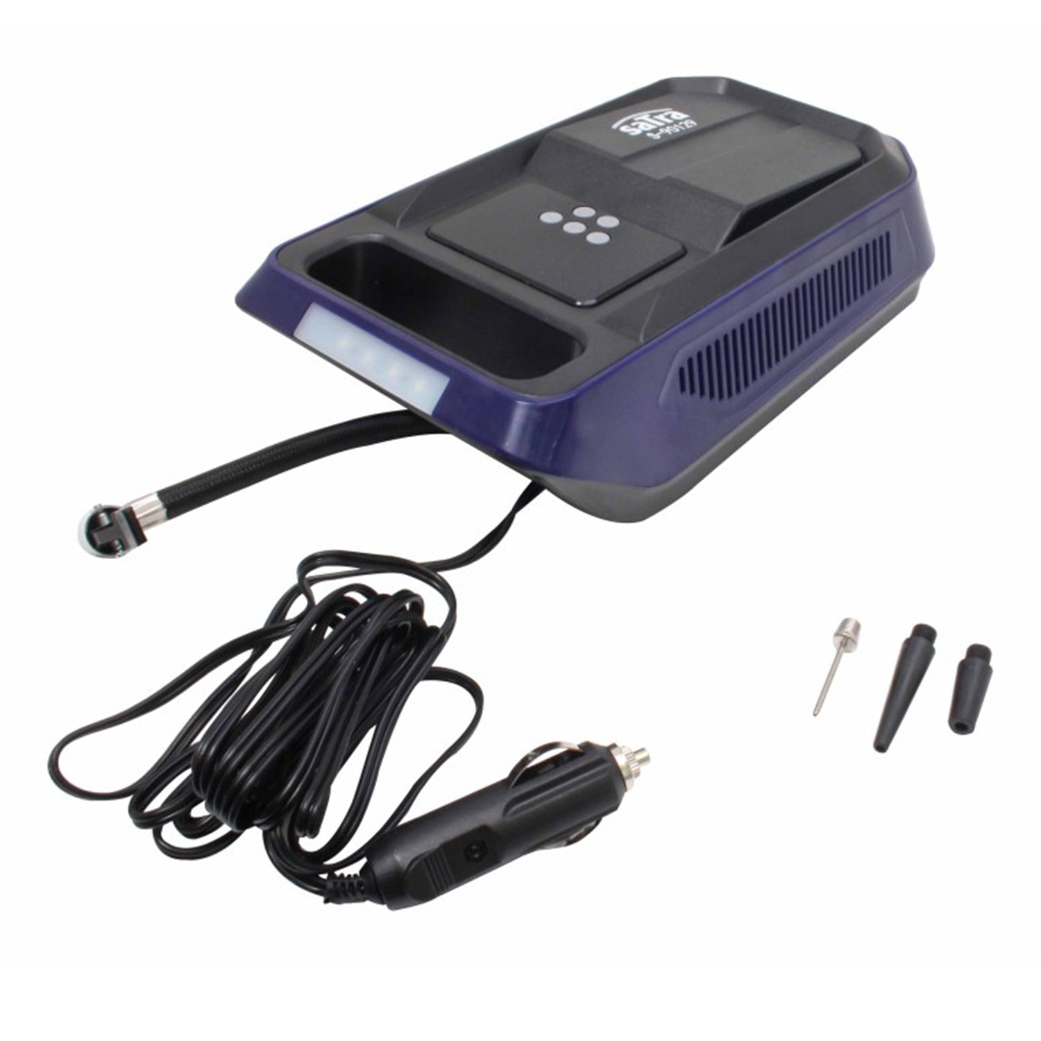 HORDOZHATÓ AUTÓS KOMPRESSZOR MANOMÉTERREL 120 W / 10,3 BAR 12 V