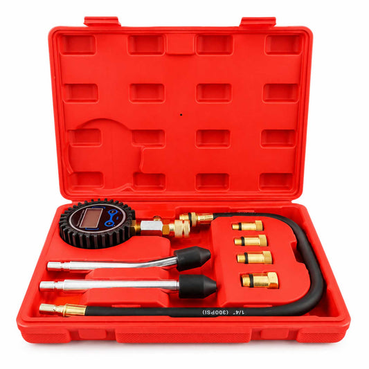 Kompresszió mérő készlet - benzin 8 db GEBO TOOLS