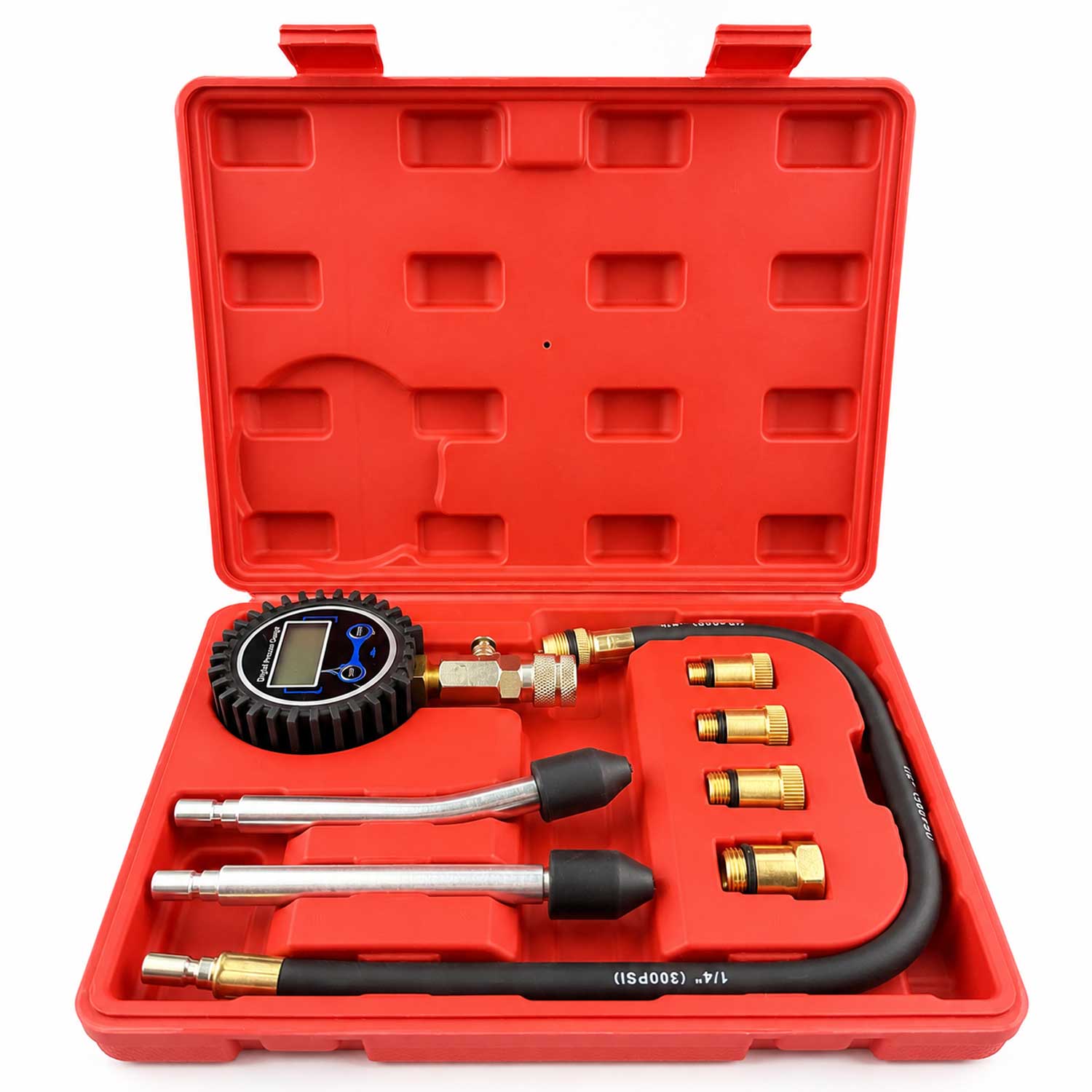 Kompresszió mérő készlet - benzin 8 db GEBO TOOLS