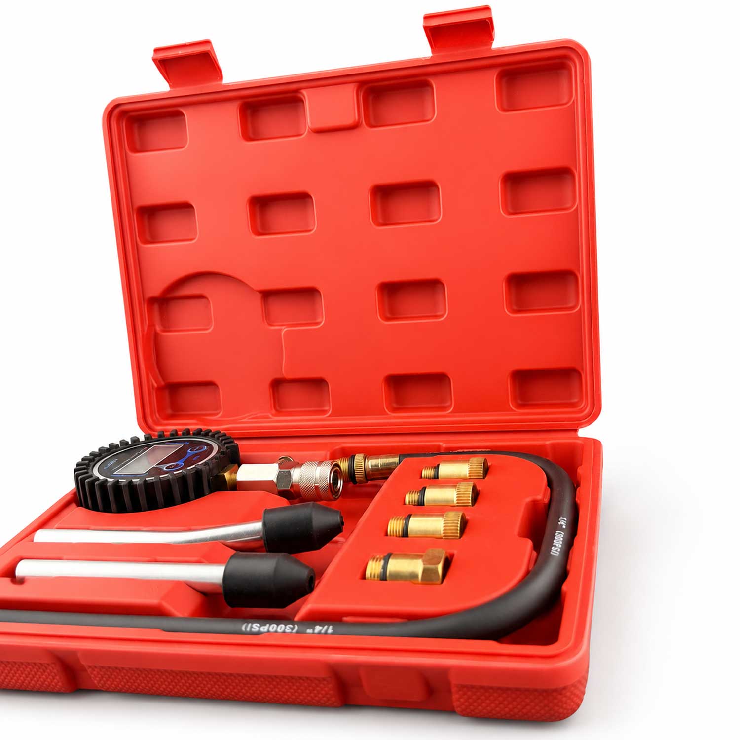 Kompresszió mérő készlet - benzin 8 db GEBO TOOLS