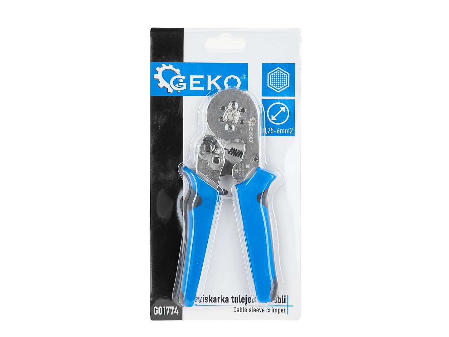 Krimpelő fogó 0,25-6 mm² GEKO