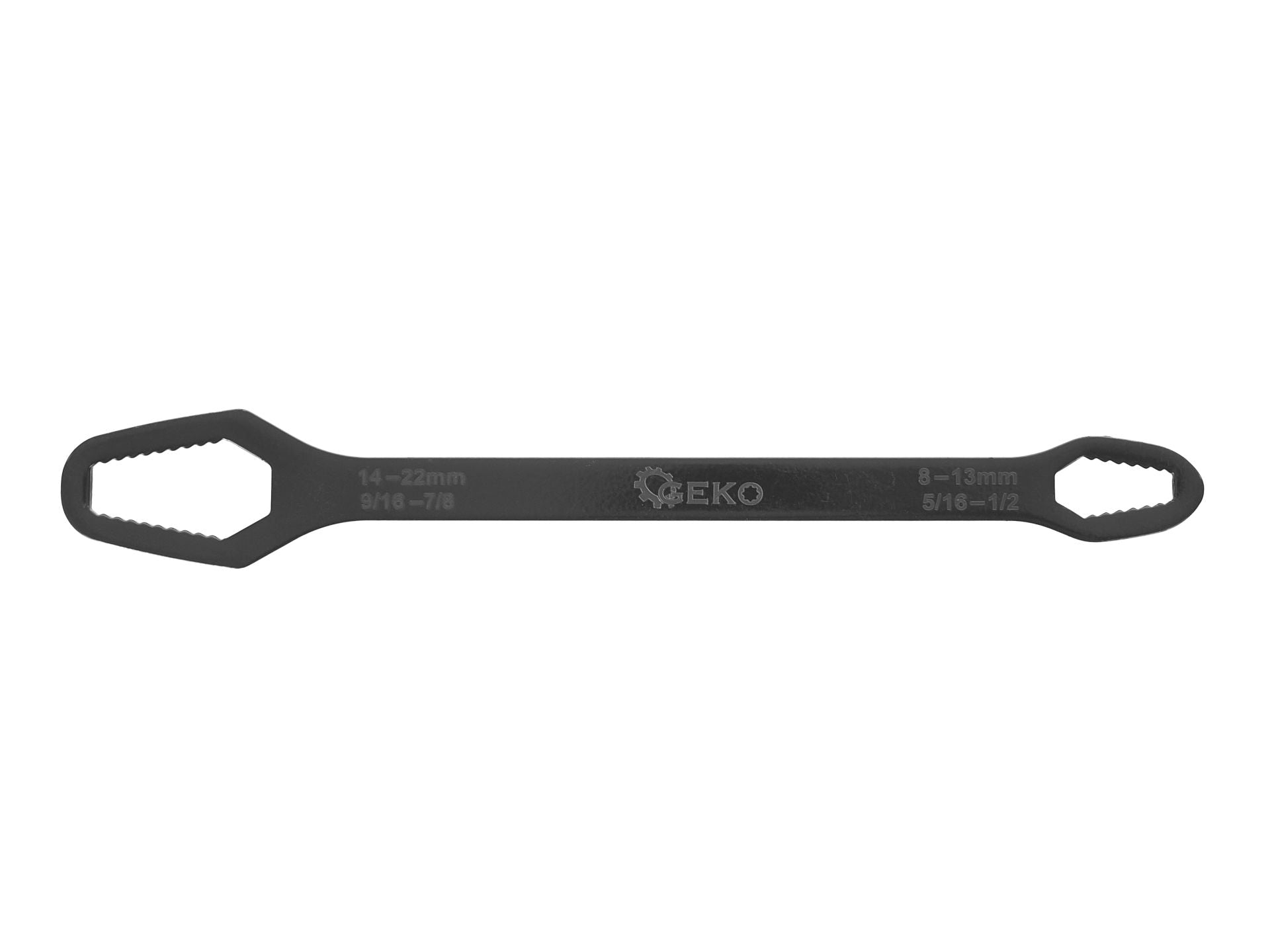 Kétoldalas csillagkulcs 14–22 / 8–13 mm CRV 270 mm GEKO