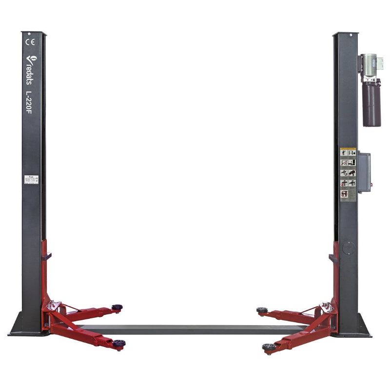 Kétoszlopos - csápos emelő automata zárkioldással 4 t 230 v REDATS L-220F