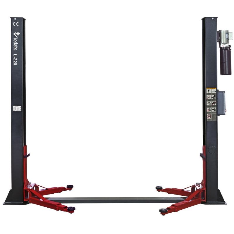 Kétoszlopos - csápos emelő automata zárkioldással 4 t 380 v