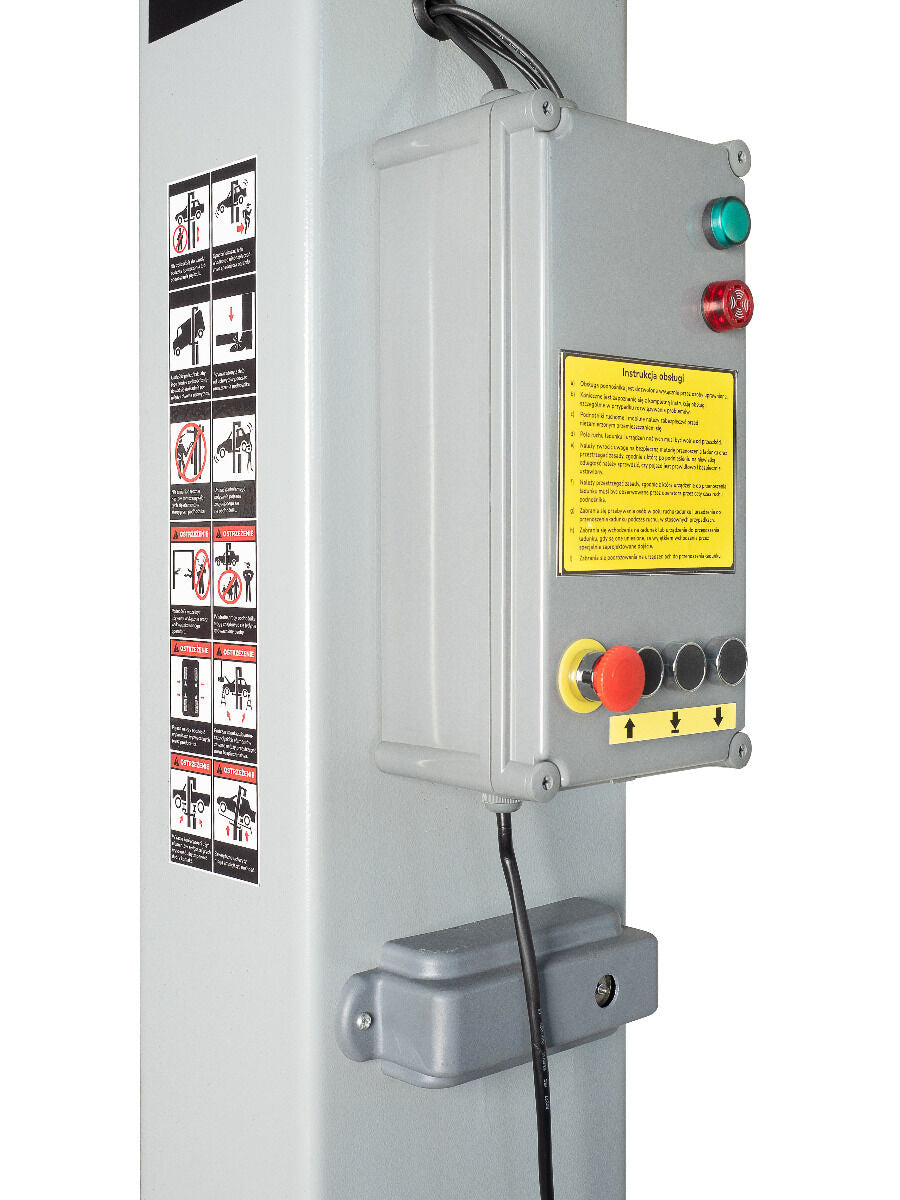 Kétoszlopos - csápos emelő automata zárkioldással 4 t 380 v INVENTO