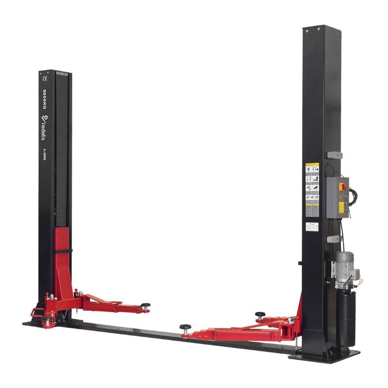 Kétoszlopos - csápos emelő automata zárkioldással 5 t 380 v