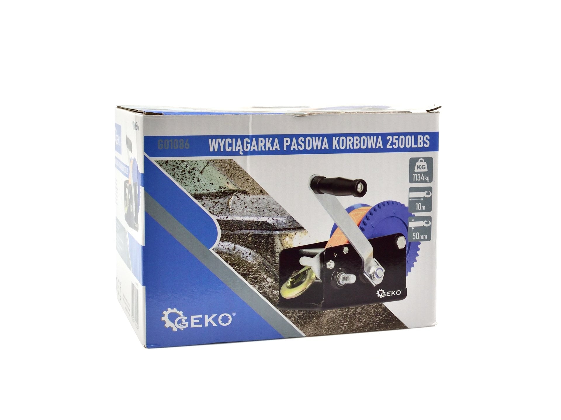 Kézi csörlő szíjjal 10m 1133kg