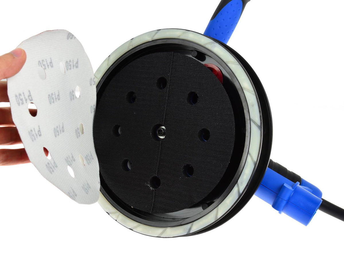 Kézi fal és mennyezeTCsiszoló porelszívóval és LED világítással 190 mm 800 w