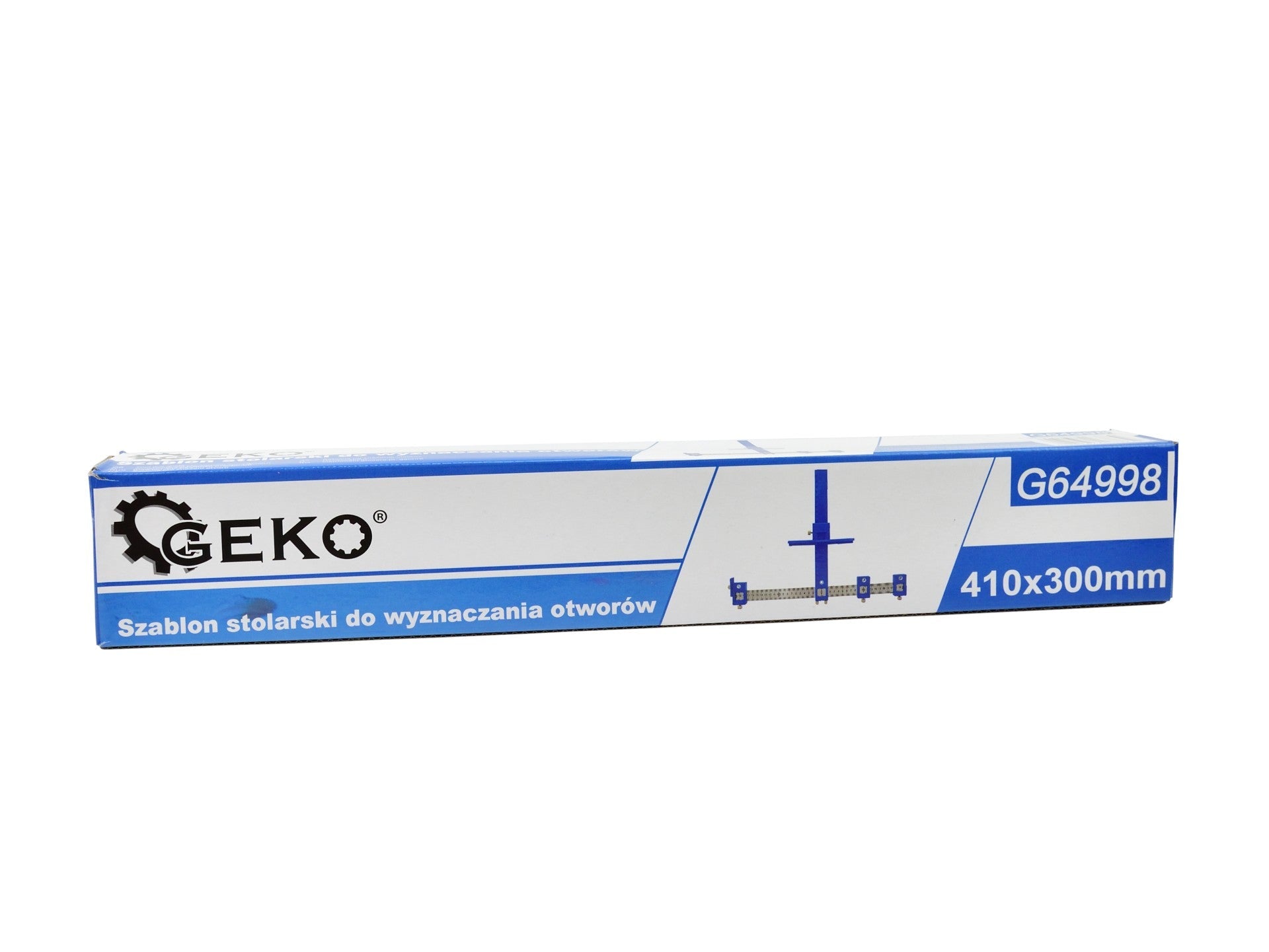 Központosító és fúró sablon vonalzó 410 x 300 mm