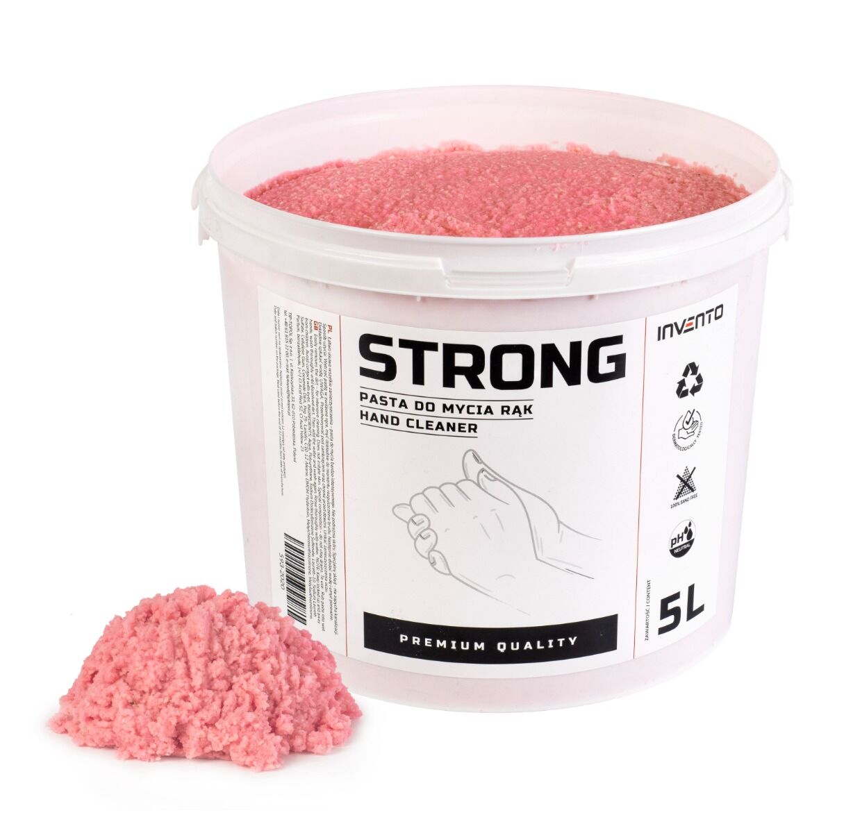 Kéztisztító paszta 5 l strong INVENTO