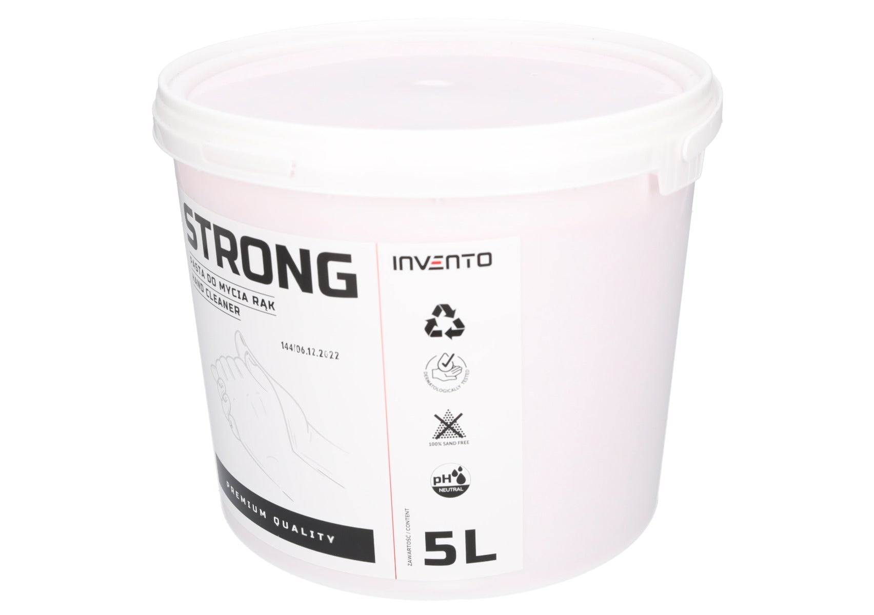 Kéztisztító paszta 5 l strong INVENTO