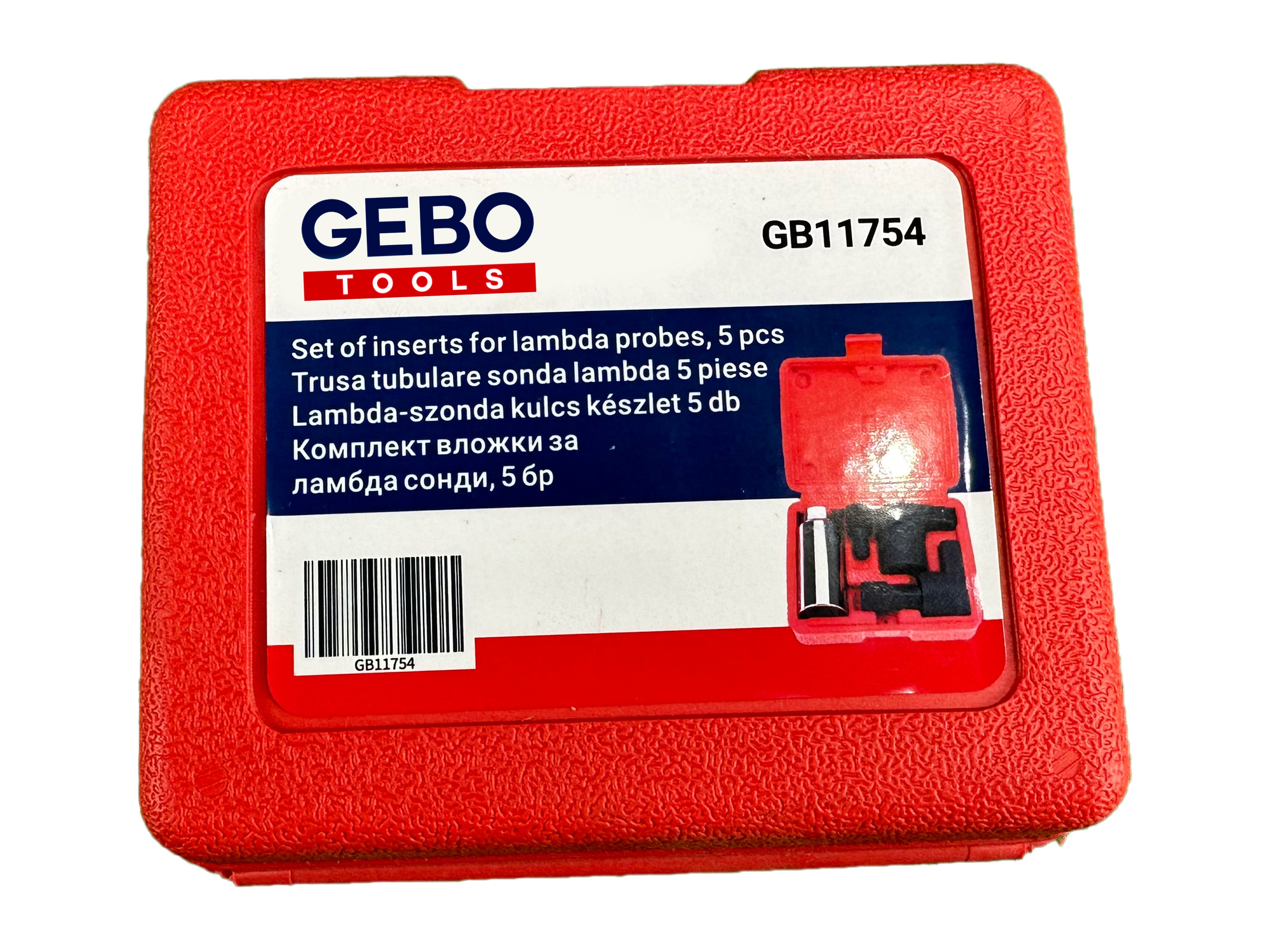 Lambda-szonda kulcs készlet 5 db GEBO TOOLS