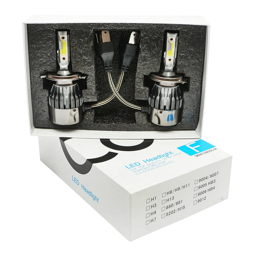 Led izzó szett, 2 db, h4, 36w, 3800 lumen, BRECKNER GERMANY