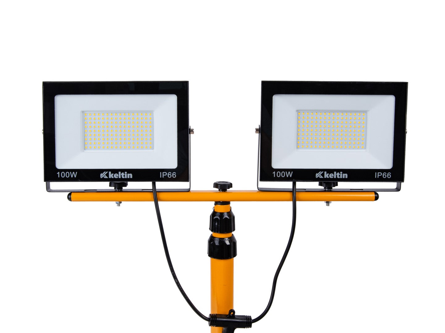 Led munkalámpa 2 x 100W 6500k állítható állvánnyal