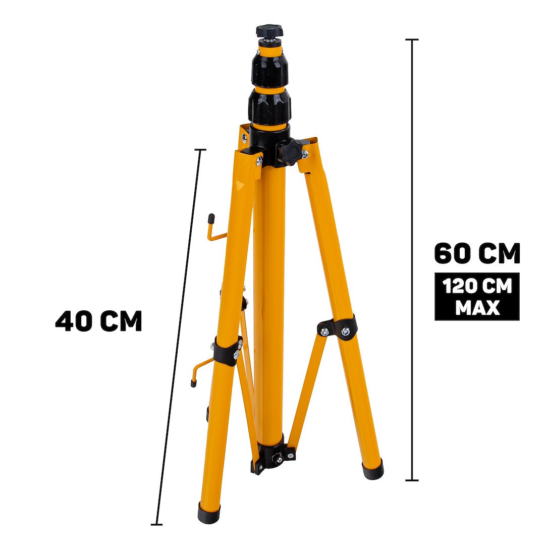 Led munkalámpa állítható állványval 60–160 cm 100W 4500k 10.000 lm GEKO