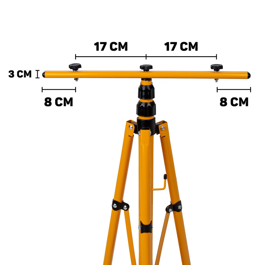 Led munkalámpa állítható állványval 60–160 cm 2 x 50W 4500k IP66 KELTIN