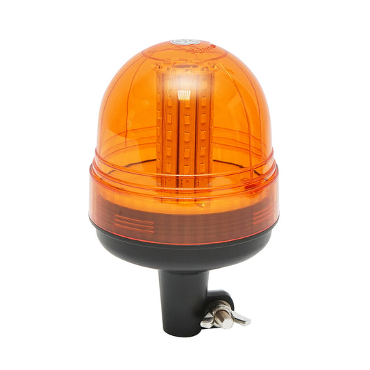 LED villogó, 12–24V, lábra szerelhető kivitel, 3 funkcióval, IP65