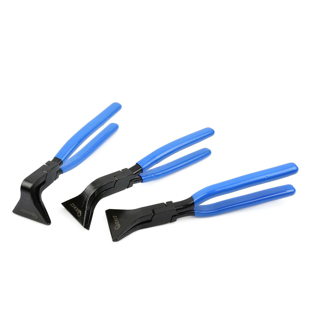 Lemezhajlító fogó készlet bádogos munkákhoz 180°/90°/45° 60 mm 3 db GEKO