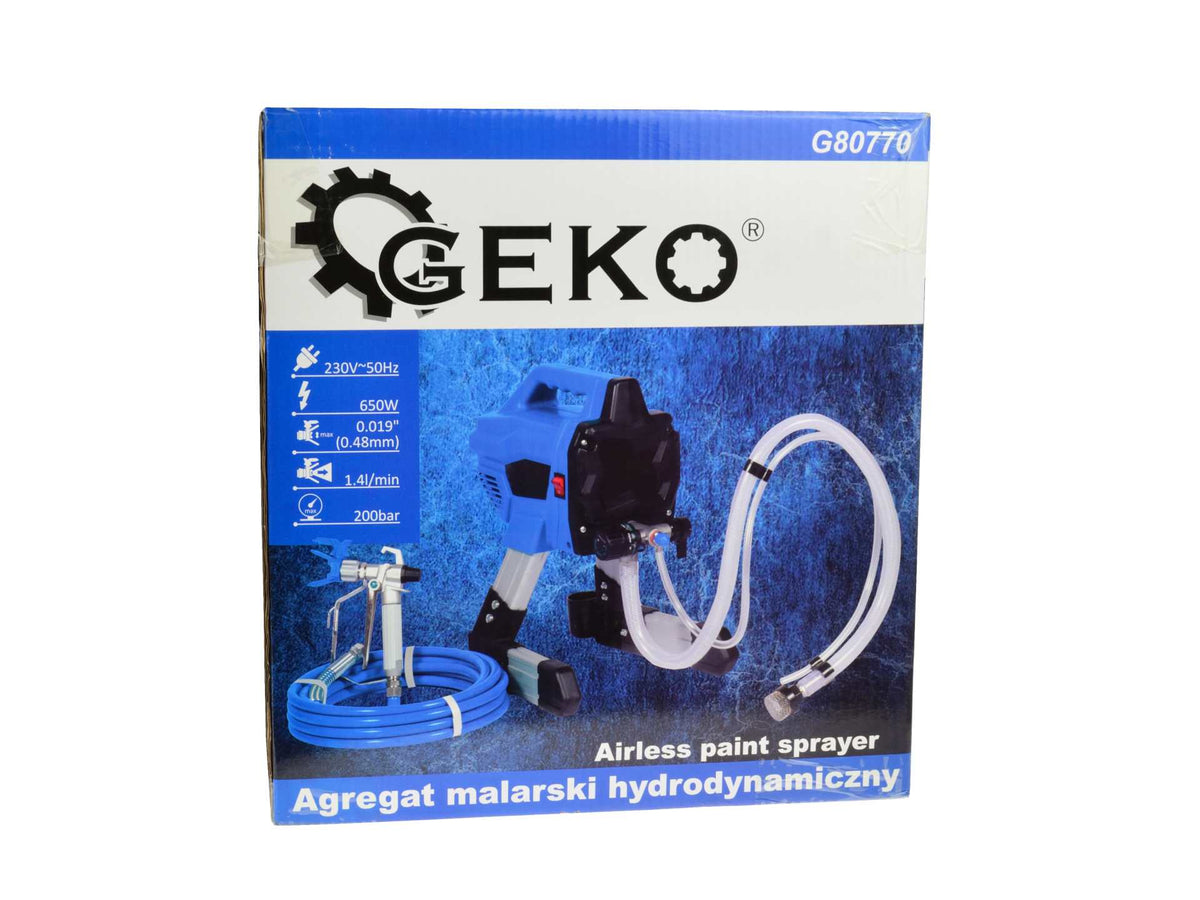 Légmentes festékszóró pisztoly 650 w GEKO