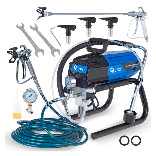 Légmentes festékszóró pisztoly sp460 1000w 210bar 1.8l//perc 13 m tömlővel 517-es fúvókával