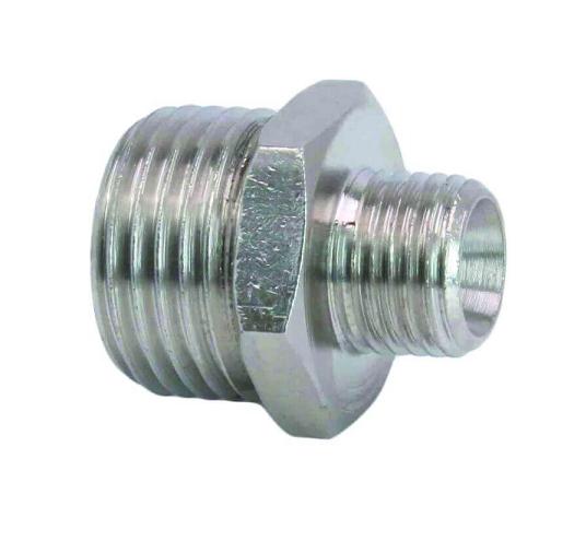 Légtömlő - levegőcső szükítő csatlakozó külső 1/4” belső 3/8"