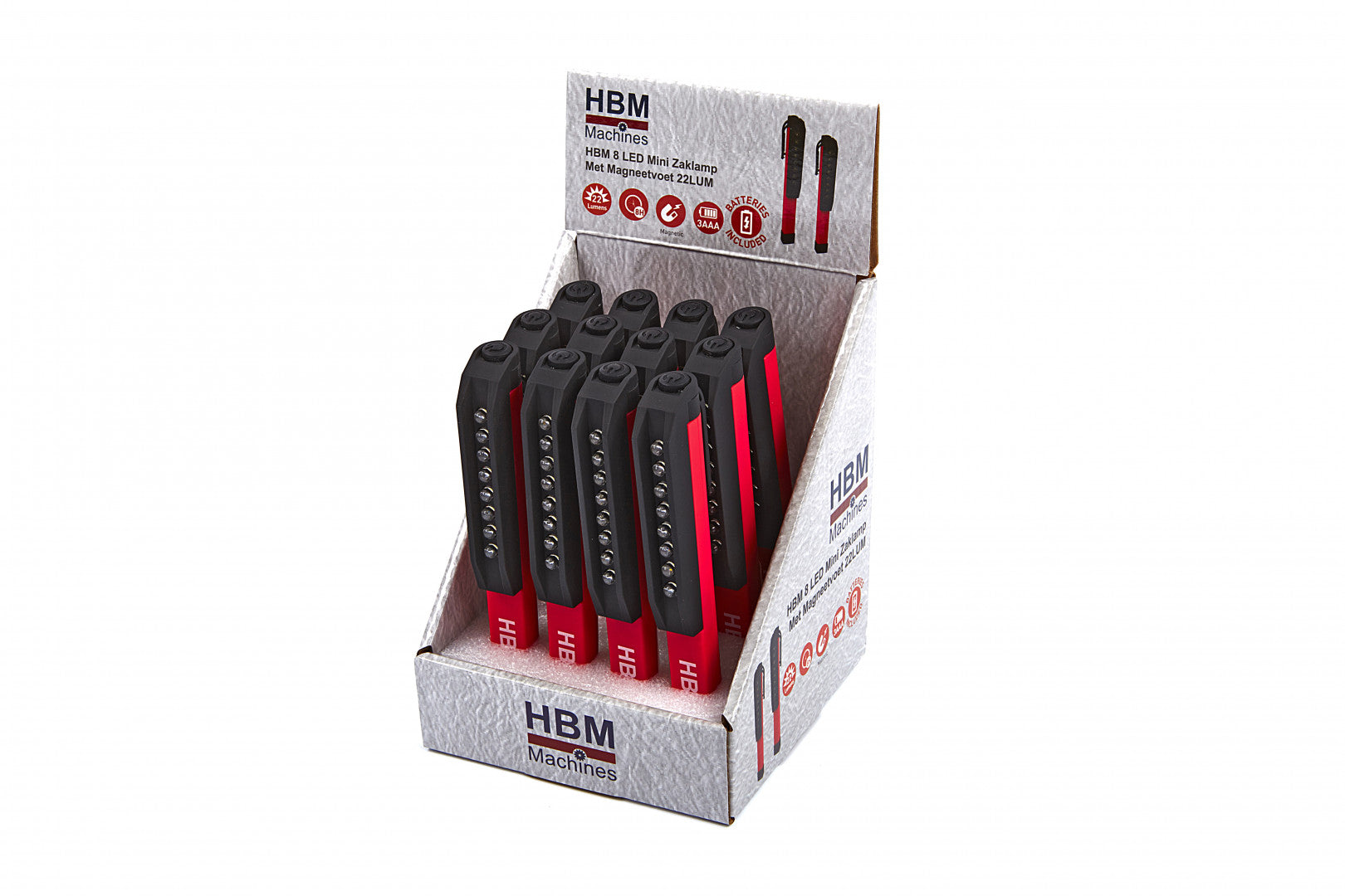Lámpa 8 LED HBM