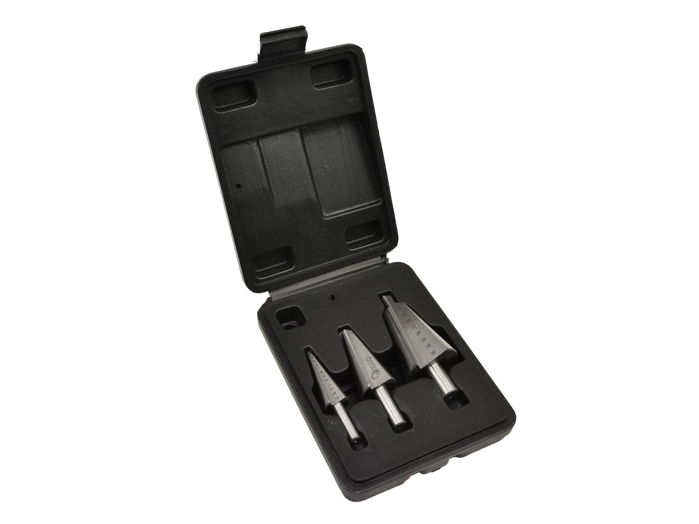 Lépcsős lyukfúró készlet HSS 3–30 mm 3 db GEKO
