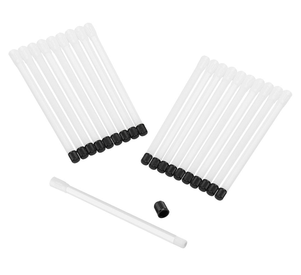 Műanyag szelephosszabbító készlet 150 mm 20 db