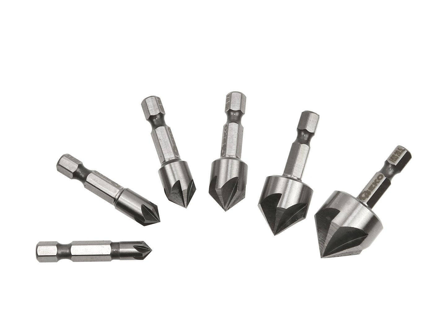 Marófej készlet fémhez HSS hex 6,3–20,5 mm 6 db GEKO