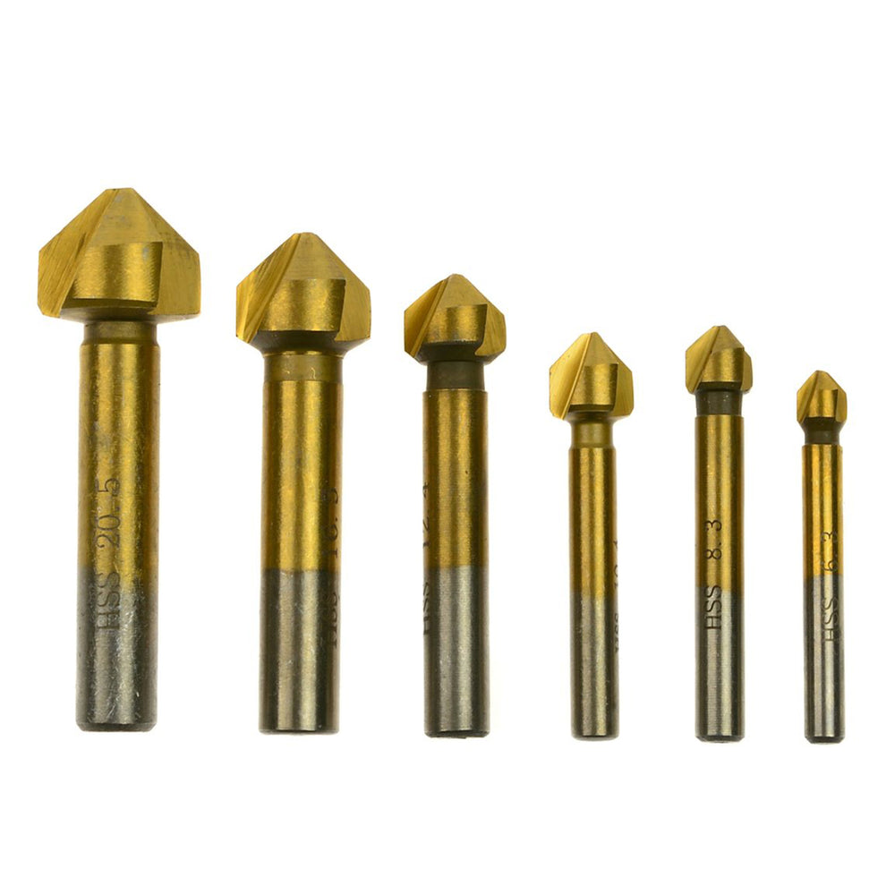 Marófej készlet HSS TIN 6,3–20,5 mm 6 db GEKO