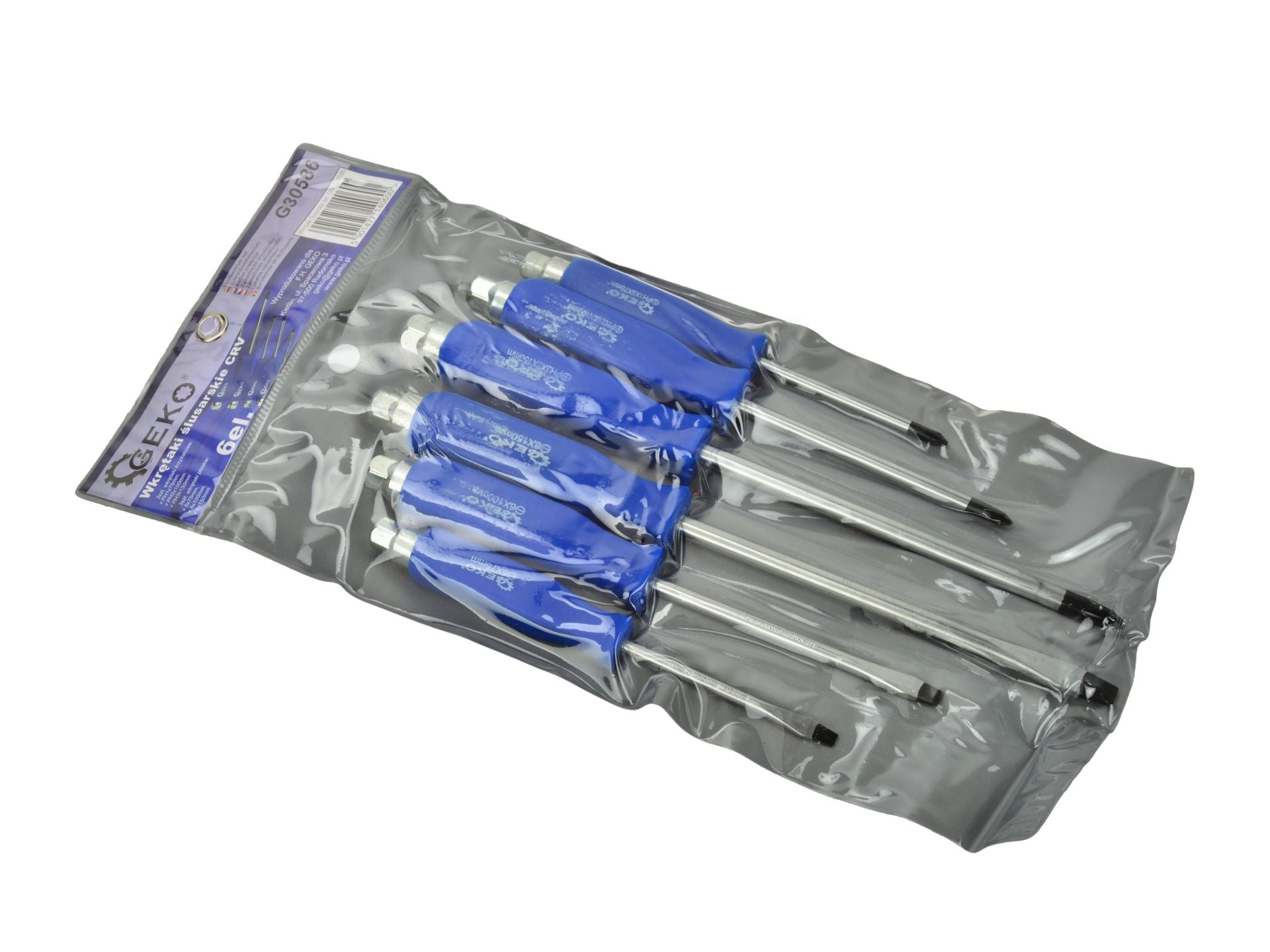 Mechanikus ütvecsavarhúzó készlet 6 db