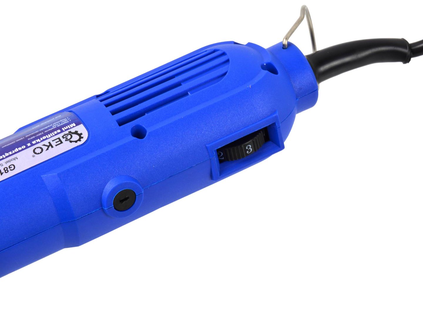 Mini kézi csiszoló készlet 40 db 220 v GEKO