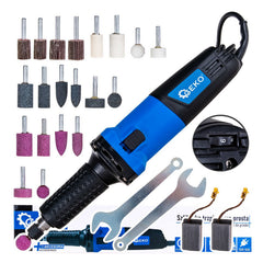 Mini kézi csiszoló készlet 6 mm 700 w 220 v GEKO