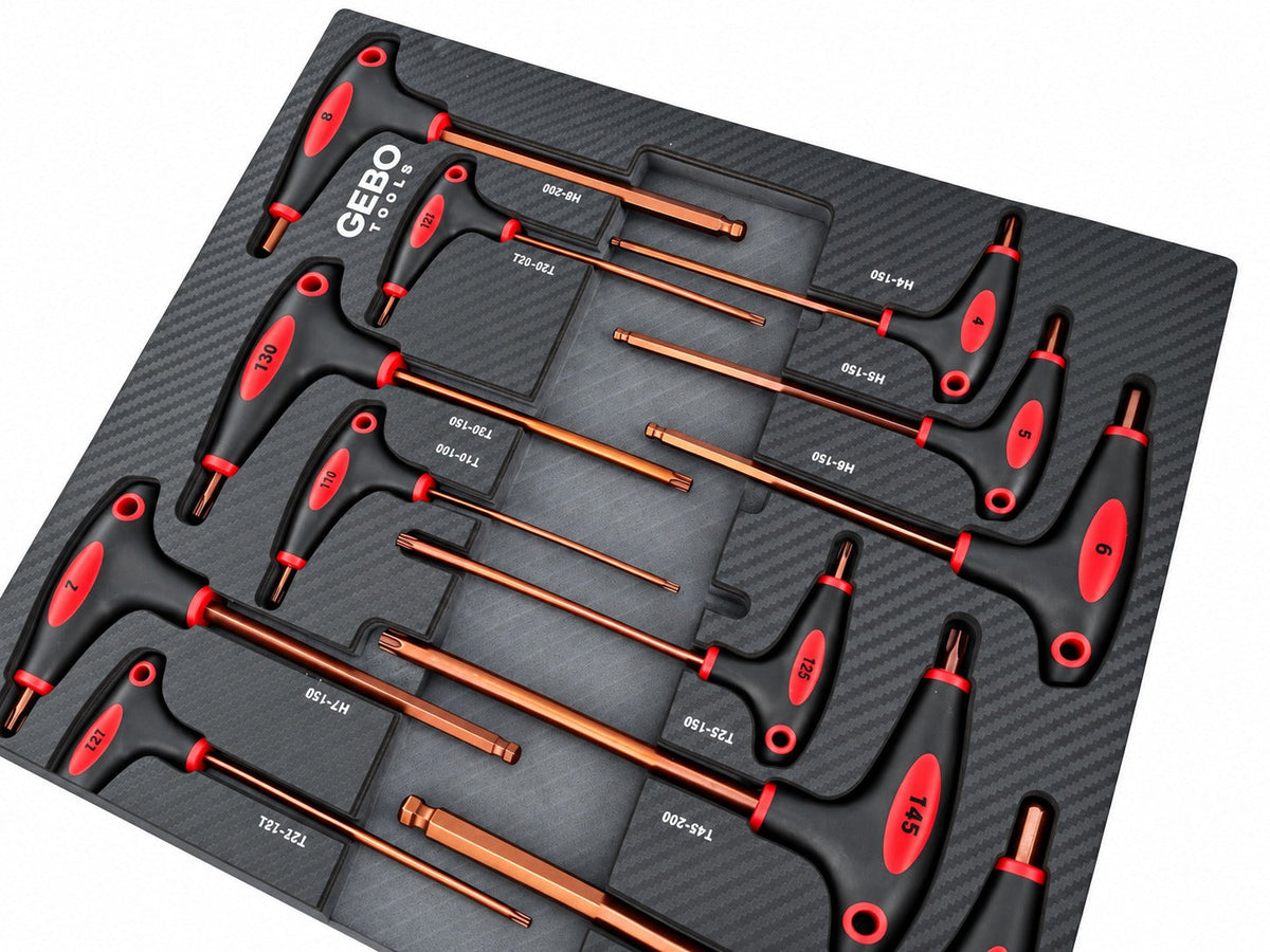 Torx imbus szekrény modul t fogantyúval 18 db GEBO TOOLS