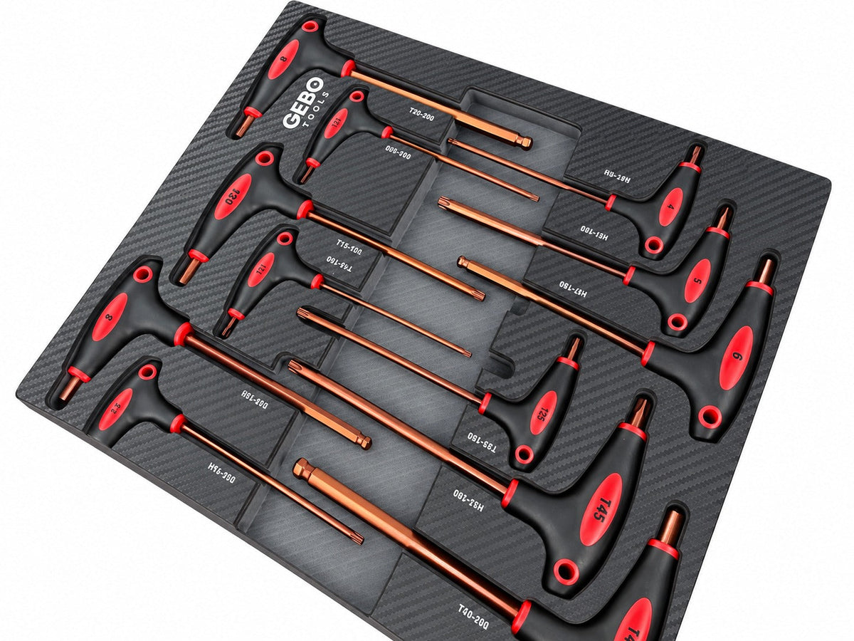 Torx imbus szekrény modul t fogantyúval 18 db GEBO TOOLS