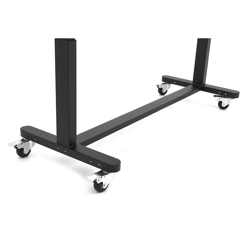 Munkapad állítható magasságú tömörfa munkalappal 152cm