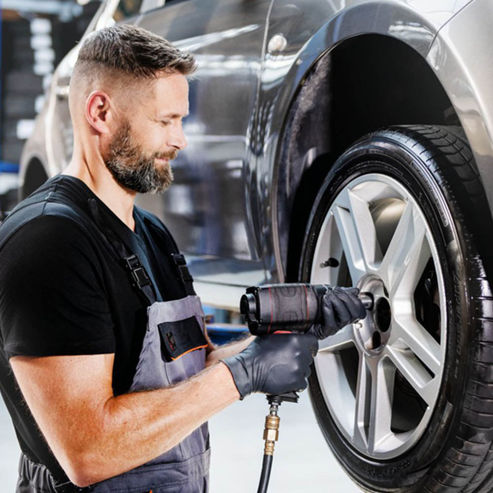 Nitril kesztű gumikesztyű mechanikusoknak XL méret 50 db fekete