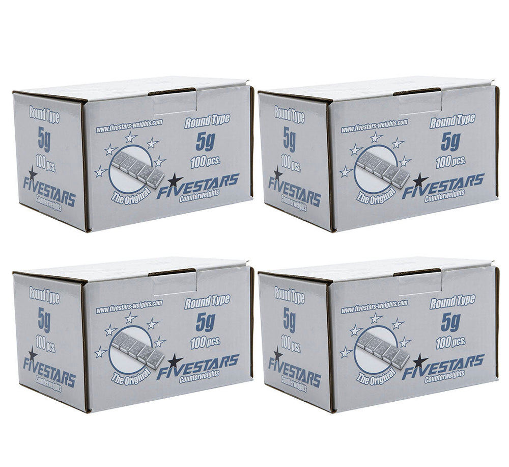 Öntapadó centírozó keréksúly készlet 5 gr 400 szalag 12 db/szalag 25 kg FIVESTARS