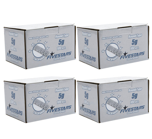 Öntapadó centírozó keréksúly készlet 5 gr 400 szalag 12 db/szalag 25 kg FIVESTARS