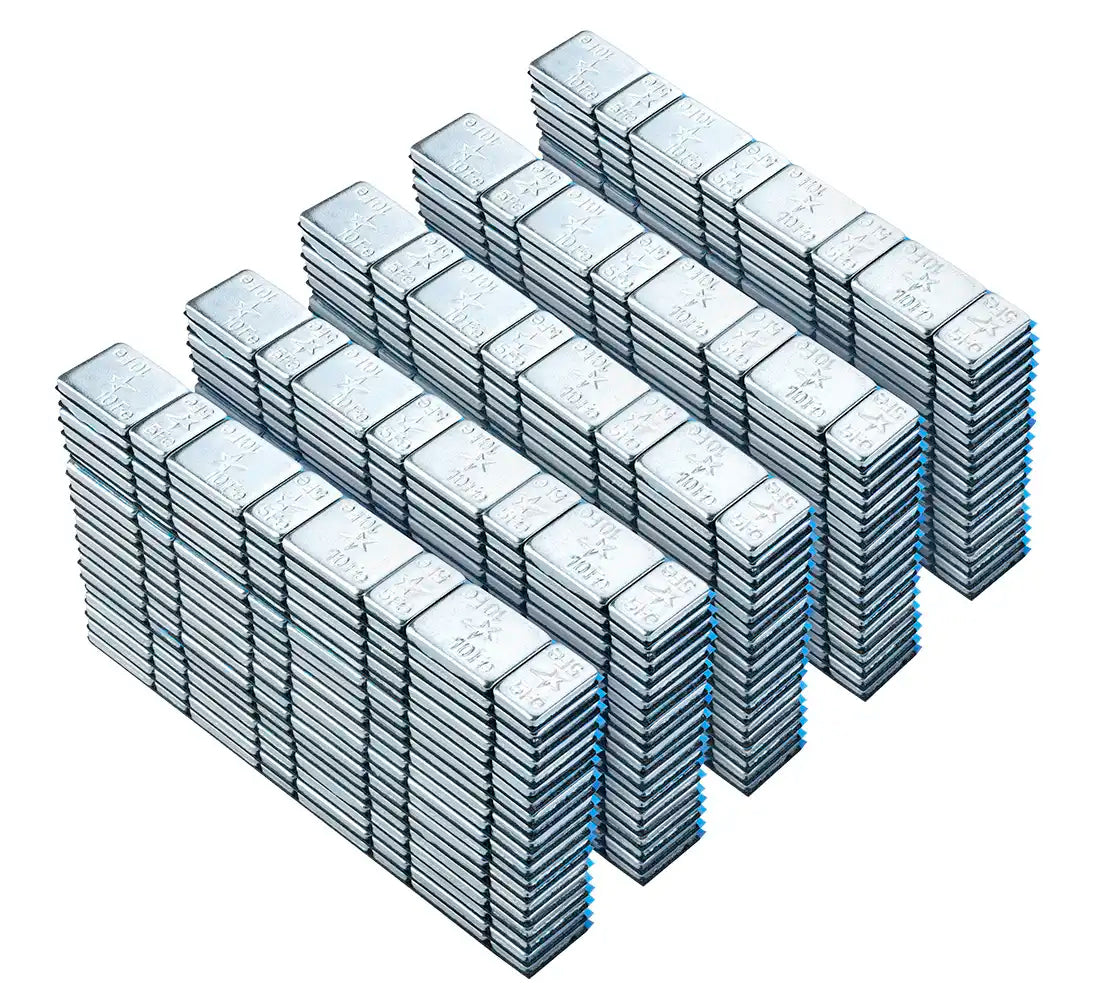 Öntapadó centírozó keréksúly készlet gumiabroncsokhoz 5/10 g 100 sáv 8 db/sáv