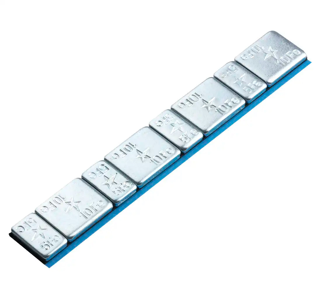 Öntapadó centírozó keréksúly készlet gumiabroncsokhoz 5/10 g 100 sáv 8 db/sáv