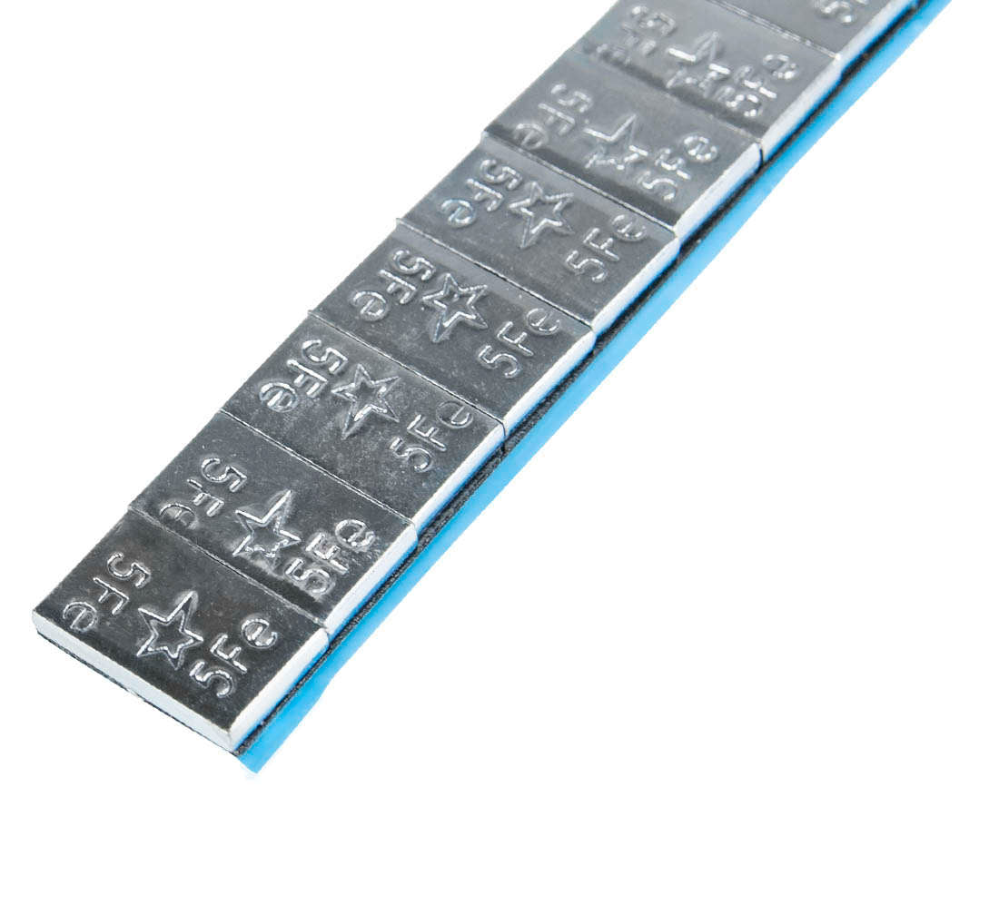 Öntapadó centírozó keréksúly készlet gumiabroncsokhoz 5 g 400 sáv 12 db/sáv (25 kg)