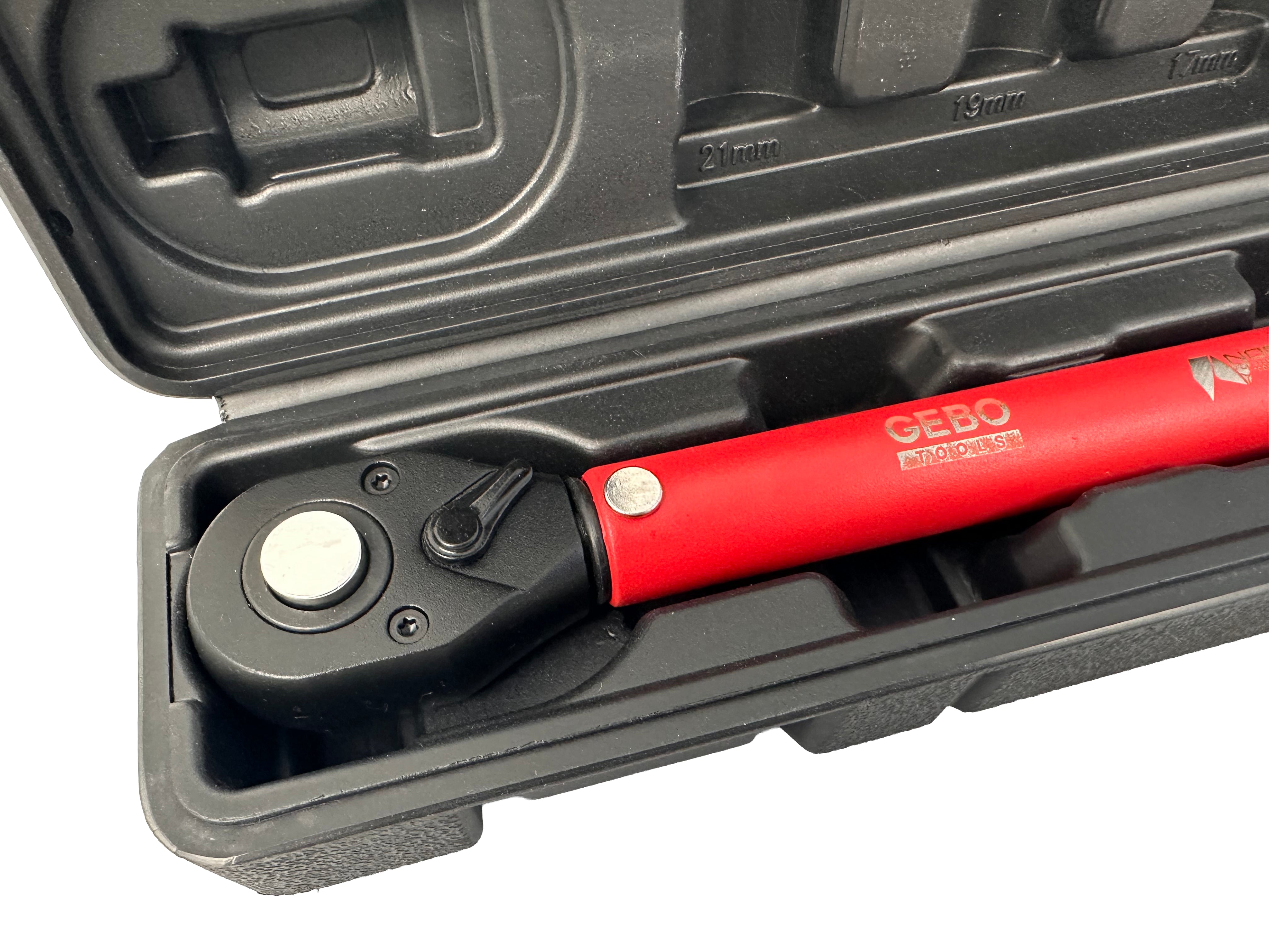 Nyomatékkulcs 1/2" 28-210 NM GEBO TOOLS