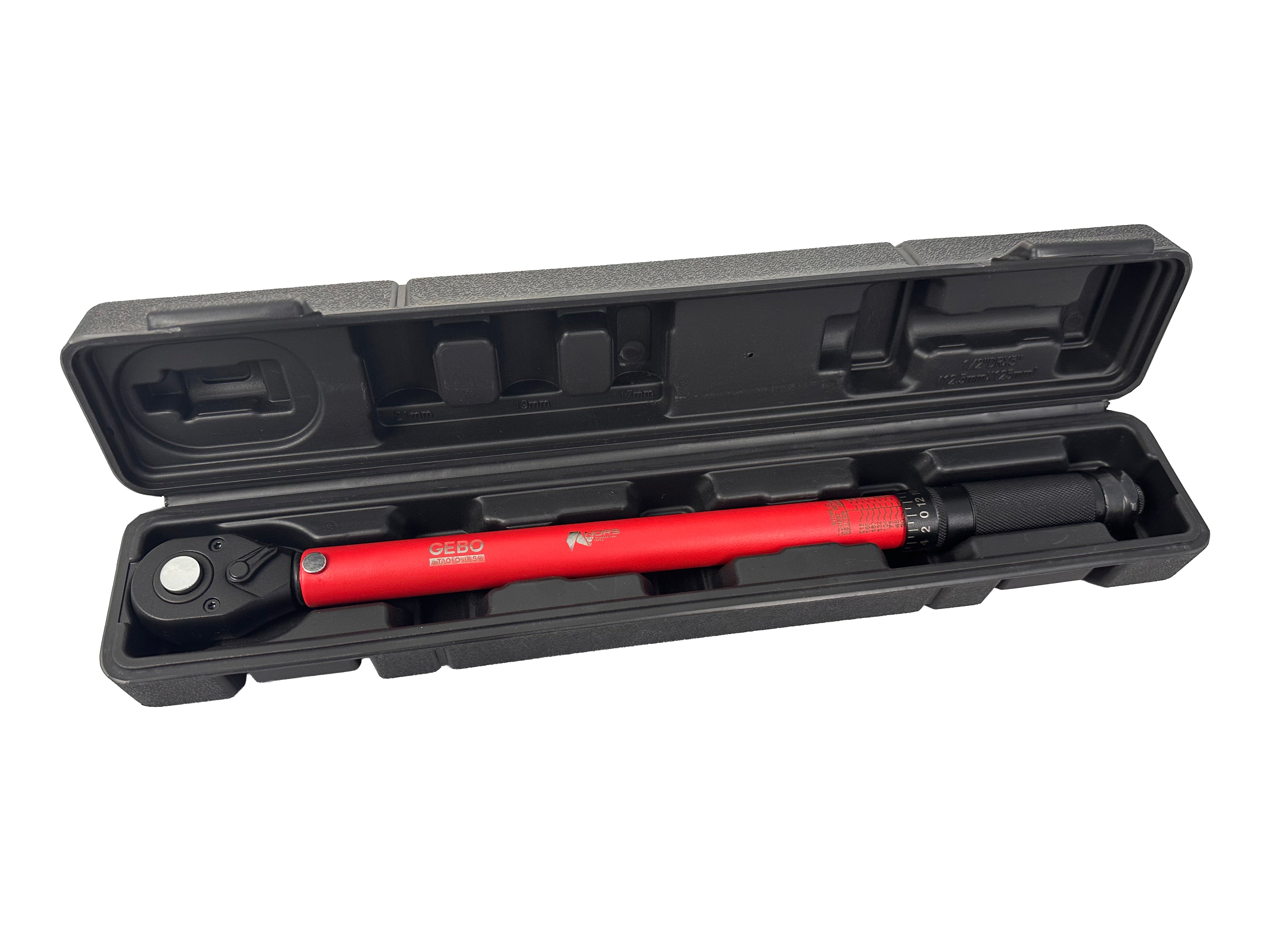Nyomatékkulcs 1/2" 28-210 NM GEBO TOOLS