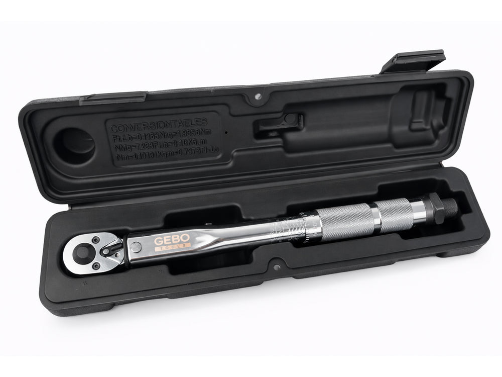 Nyomatékkulcs 1/4" 5-25 NM GEBO TOOLS